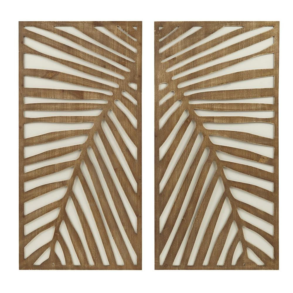 Carved Wall Panel 2 Piece Set