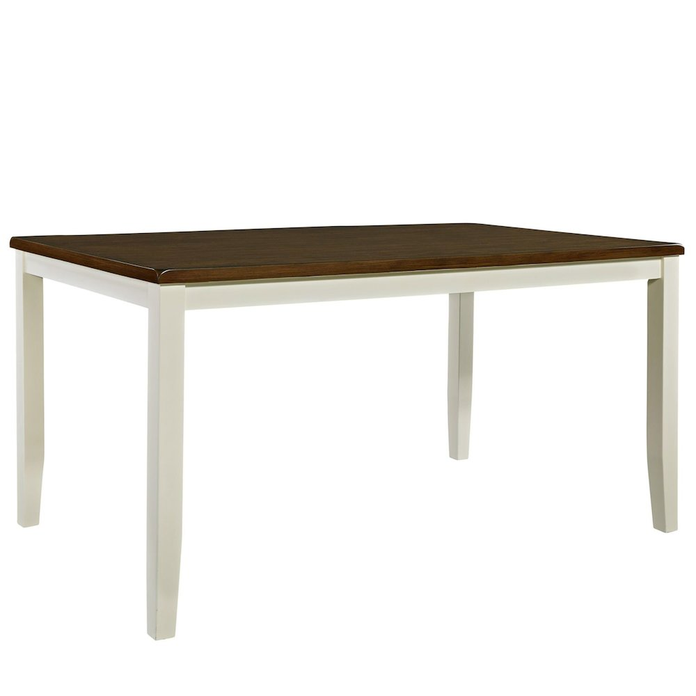 Thornton 7 Piece Rectangular Table Set, W60 x D36 x H30, White