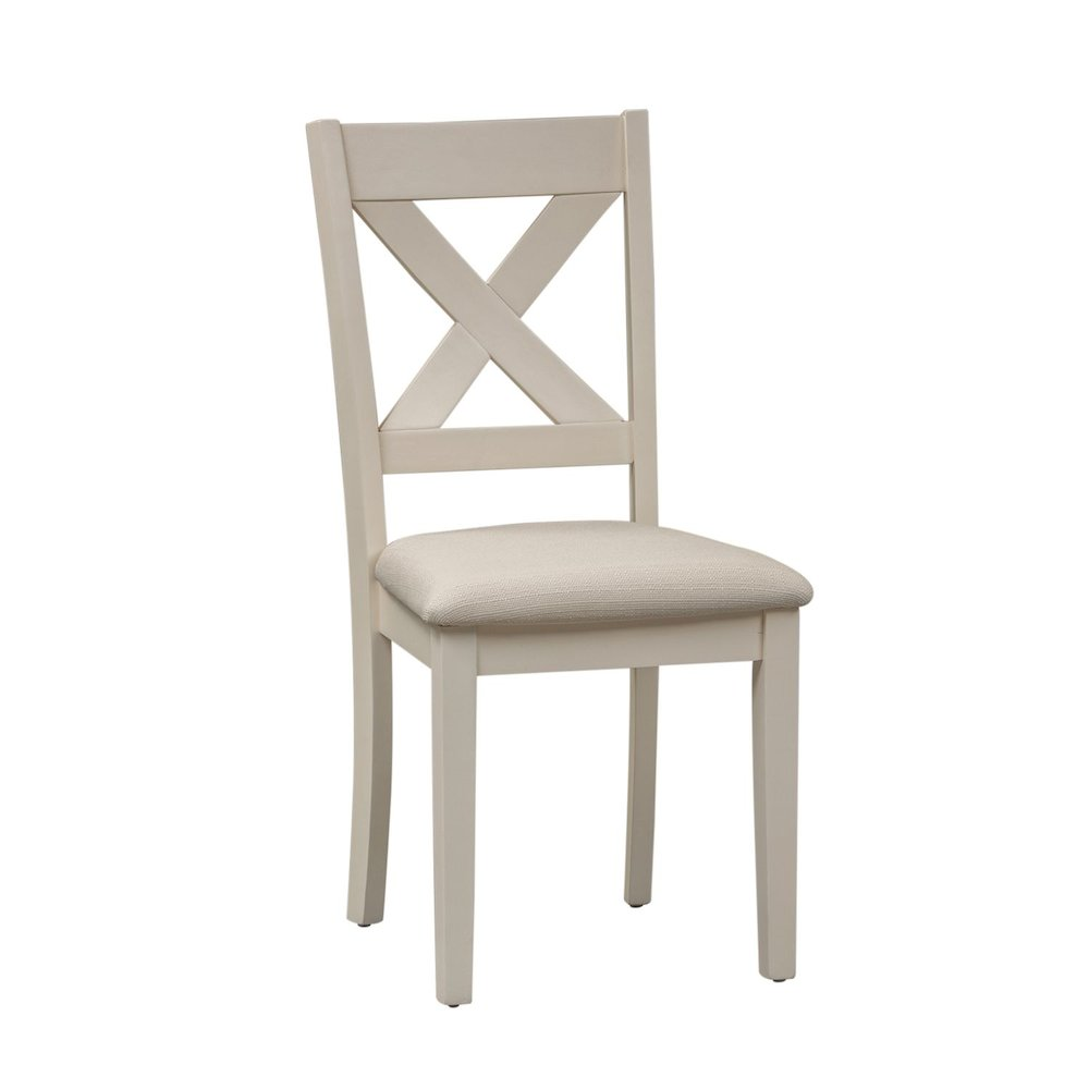 Thornton 7 Piece Rectangular Table Set, W60 x D36 x H30, White