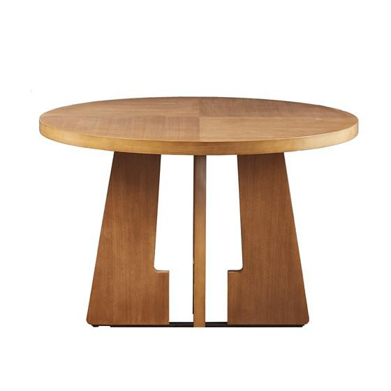 Kennedy Dining Table Pecan Ø44" x 30"H