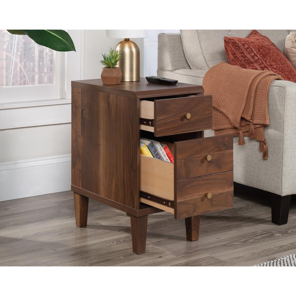 2-Drawer Side Table in Grand Walnut