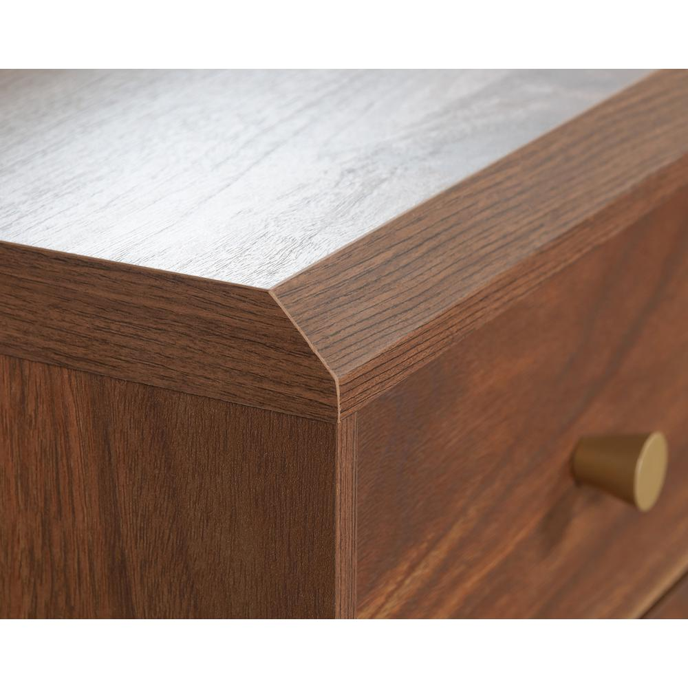 2-Drawer Side Table in Grand Walnut