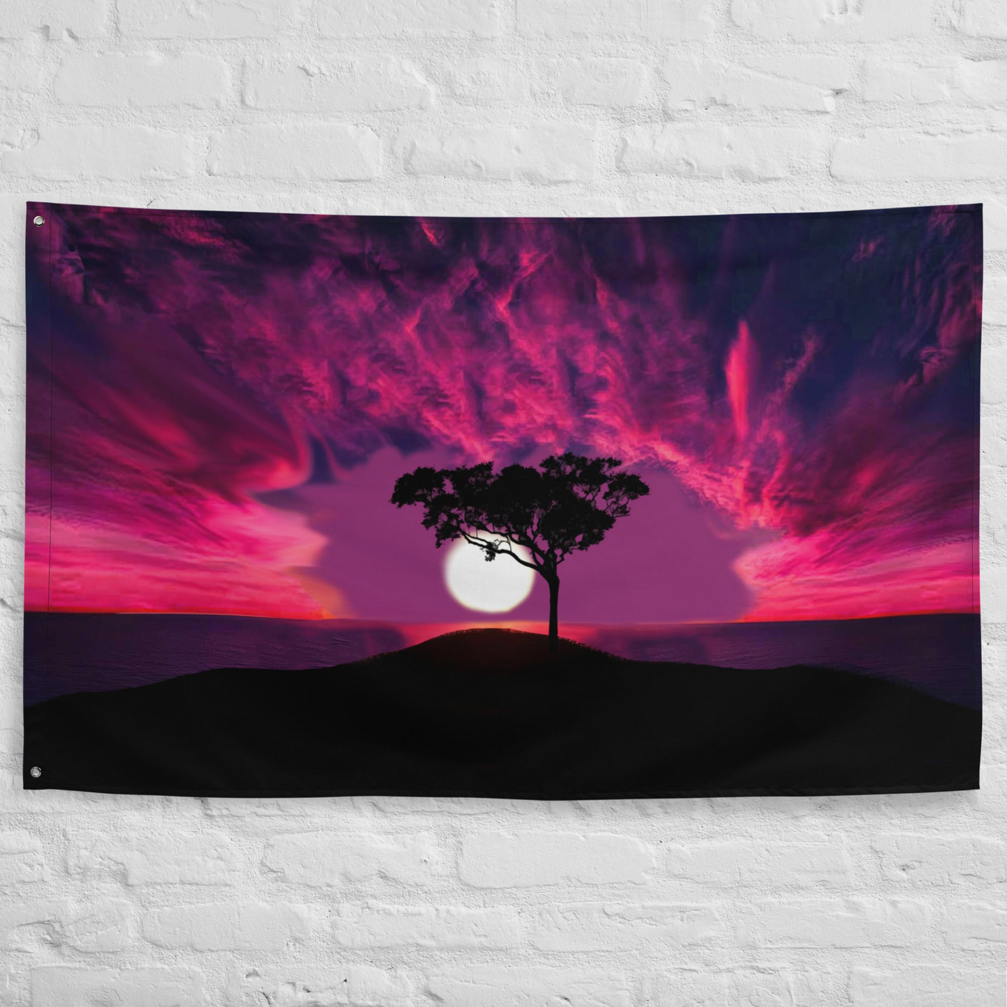 Sunset Flag Tapestry wall hanging