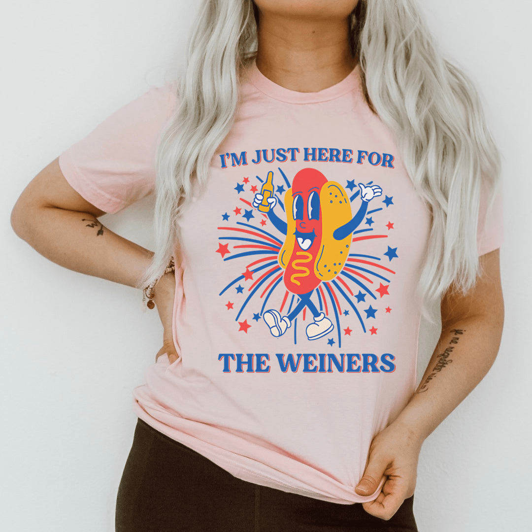 I’m Just Here For The Weiners Tee