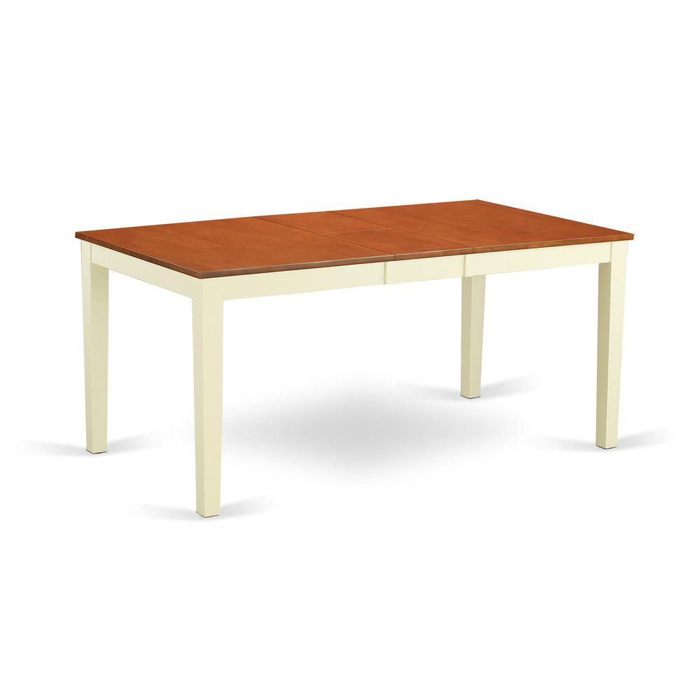 Dining Room Set Buttermilk & Cherry, NICL7-BMK-W