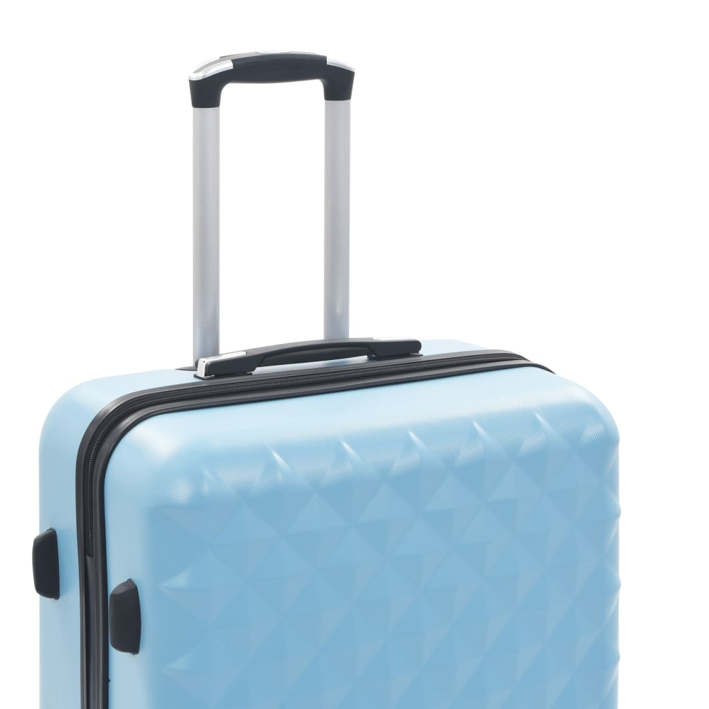 vidaXL Hardcase Trolley Set 3 pcs Blue ABS