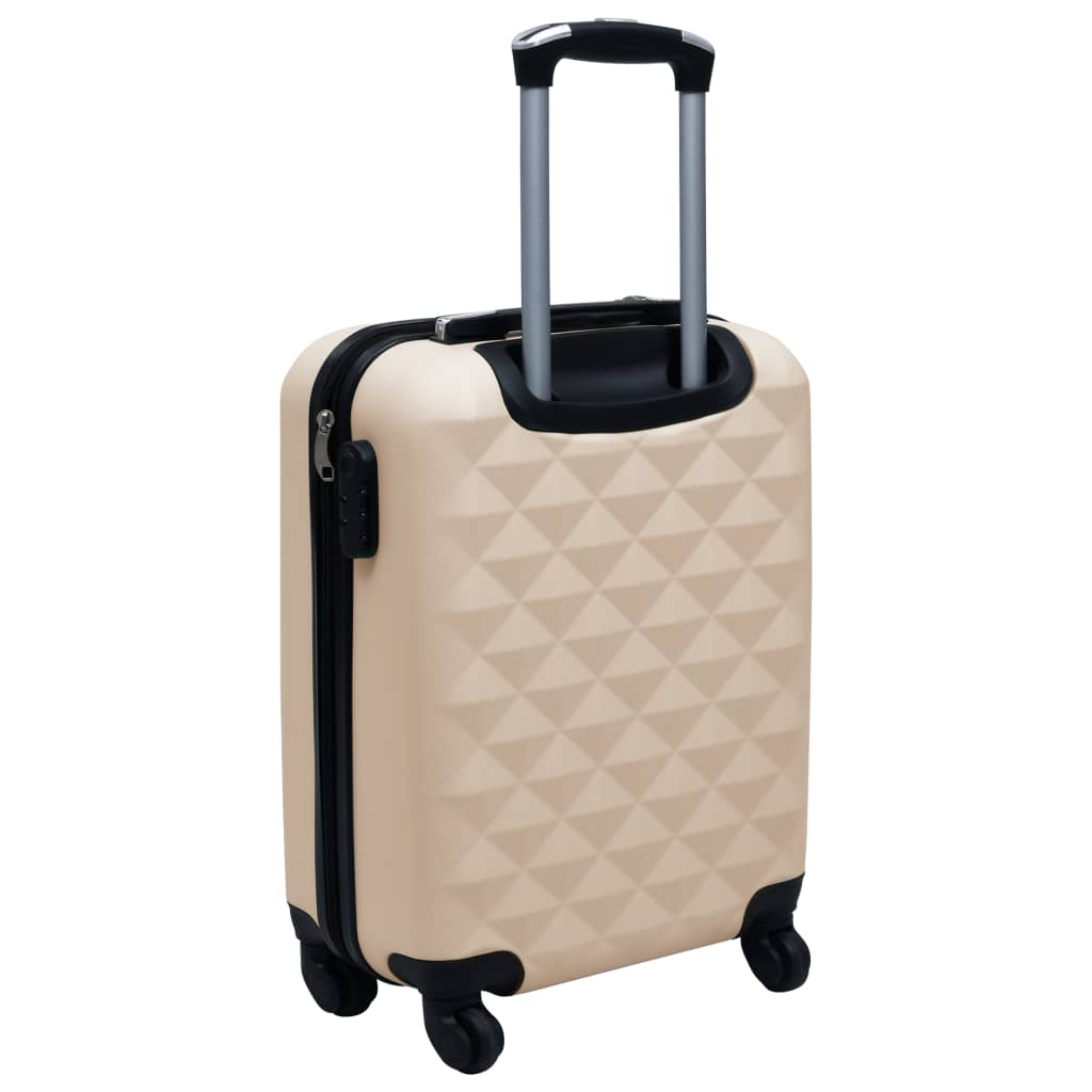 vidaXL Hardcase Trolley Gold ABS