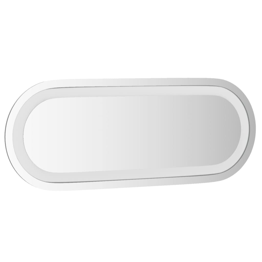 vidaXL LED Bathroom Mirror 15.7"x5.9" Oval