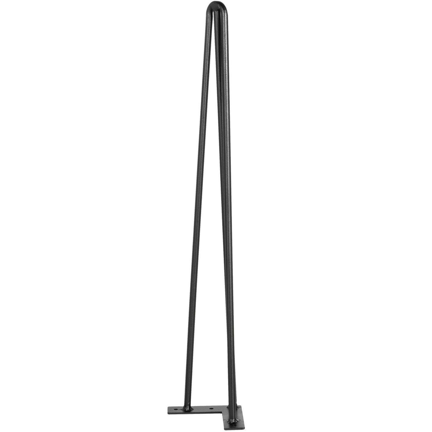 VEVOR Hairpin Table Legs 18" Black Set of 4 Desk Legs 880lbs Load Capacity (Each 220lbs) Hairpin Desk Legs 3 Rods for Bench Desk Dining End Table Chairs Carbon Steel DIY Heavy Duty Furniture Legs