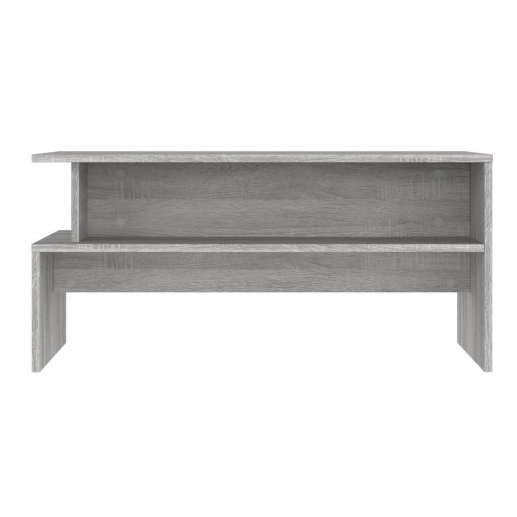 vidaXL Coffee Table Gray Sonoma 35.4"x21.7"x16.7" Engineered Wood