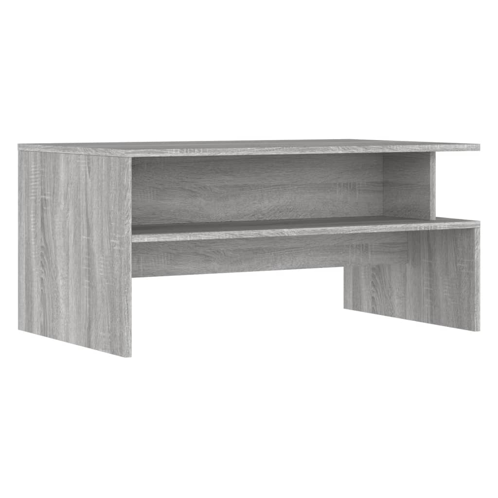 vidaXL Coffee Table Gray Sonoma 35.4"x21.7"x16.7" Engineered Wood