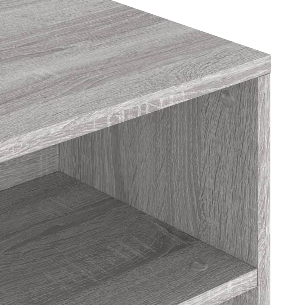 vidaXL Coffee Table Gray Sonoma 35.4"x21.7"x16.7" Engineered Wood