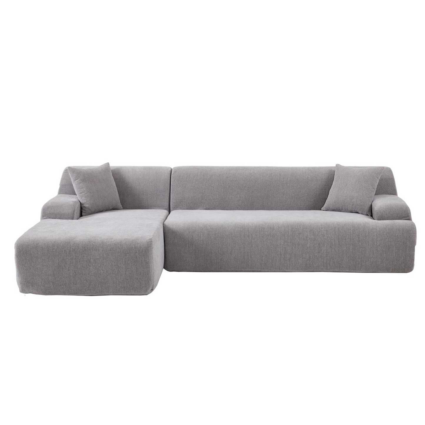 Modern Large L-Shape Modular Sectional Sofa for Living Room,  Bedroom, Salon, 2  Piece Free Combination, Simplified Style