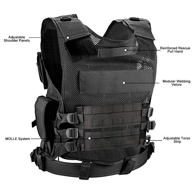 Outdoor Adventure Equipment Camouflage Tactical Vest Amphibious Field Adventure Vest