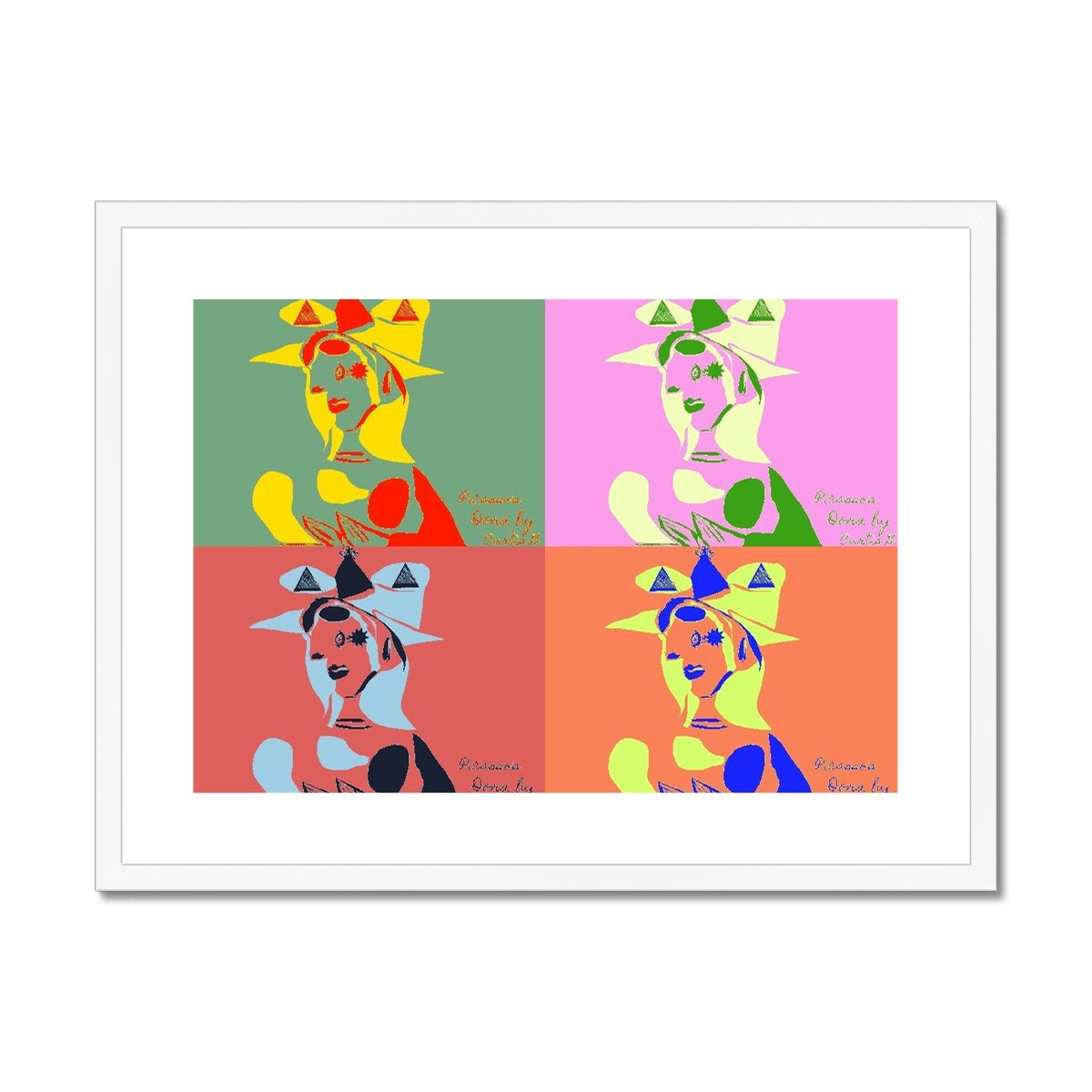 Woman Goes Pop! Framed & Mounted Print