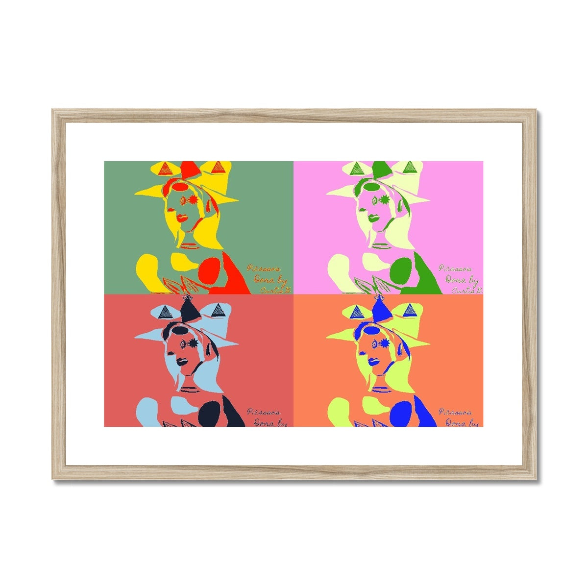 Woman Goes Pop! Framed & Mounted Print