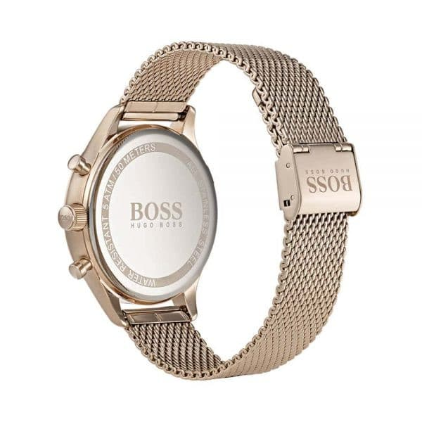 HUGO BOSS Mens Rose Gold Companion Watch HB 1513548