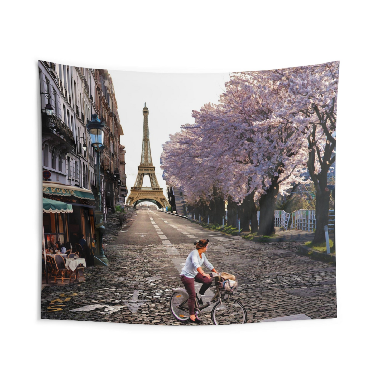 Eiffel Tower Parisstreet Tapestry