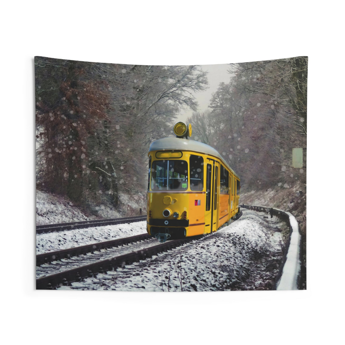 Yellow Tram Tapestry