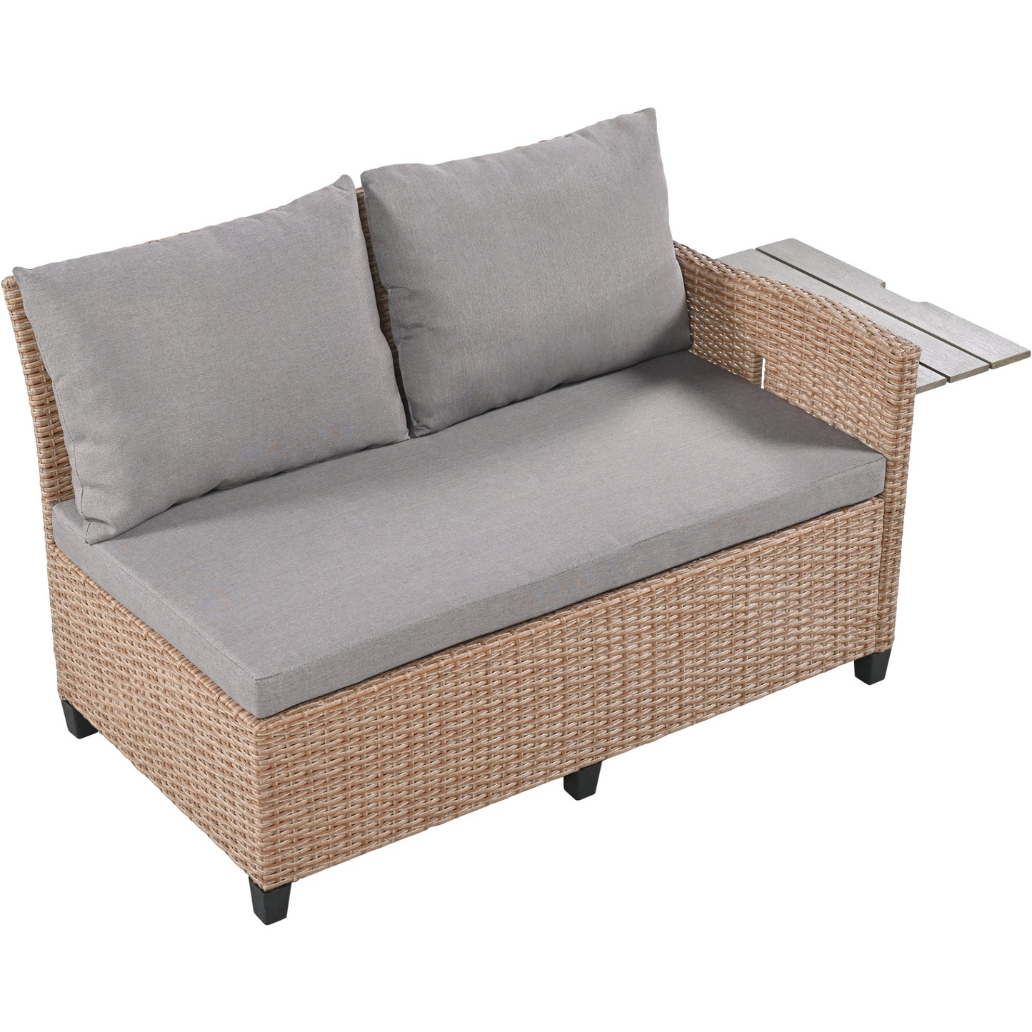 5-Piece Outdoor Patio Rattan Sofa Set, Sectional