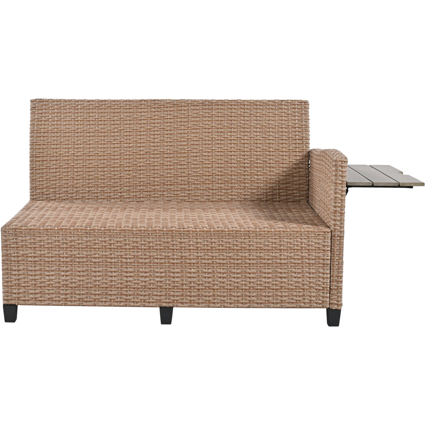 5-Piece Outdoor Patio Rattan Sofa Set, Sectional