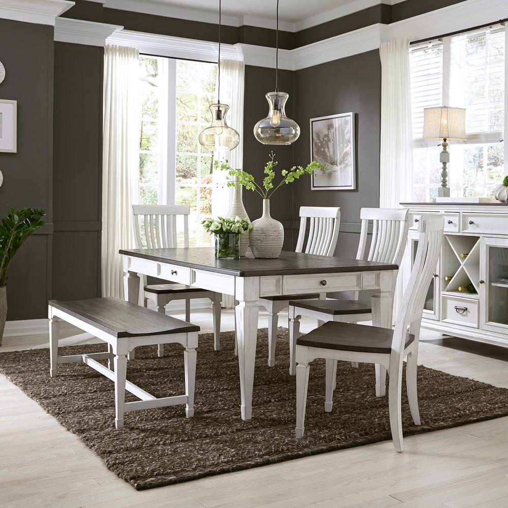 6 Piece Rectangular Table Set