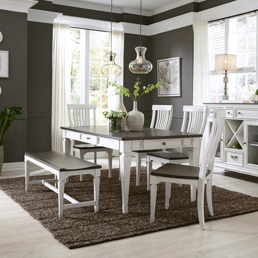 6 Piece Rectangular Table Set