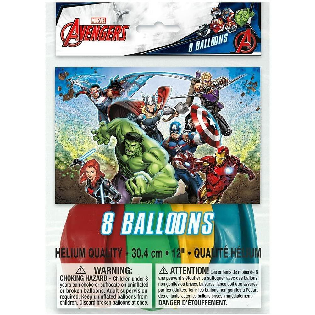 Avengers Latex Balloons 8ct