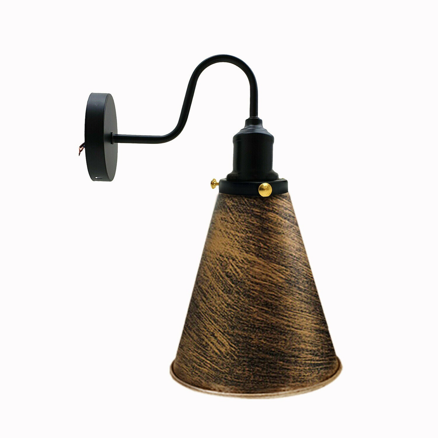 Industrial Wall Sconce Retro Wall Light Cone Lamp Shade E26 Socket Home Farmhouse~1166