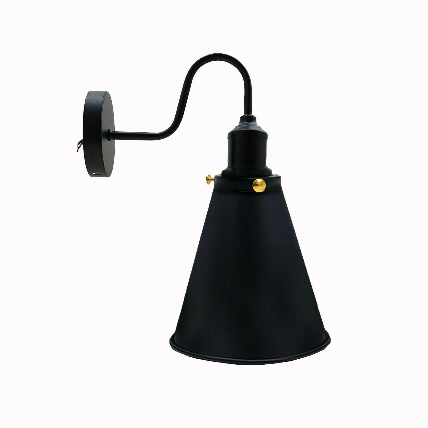 Industrial Wall Sconce Retro Wall Light Cone Lamp Shade E26 Socket Home Farmhouse~1166