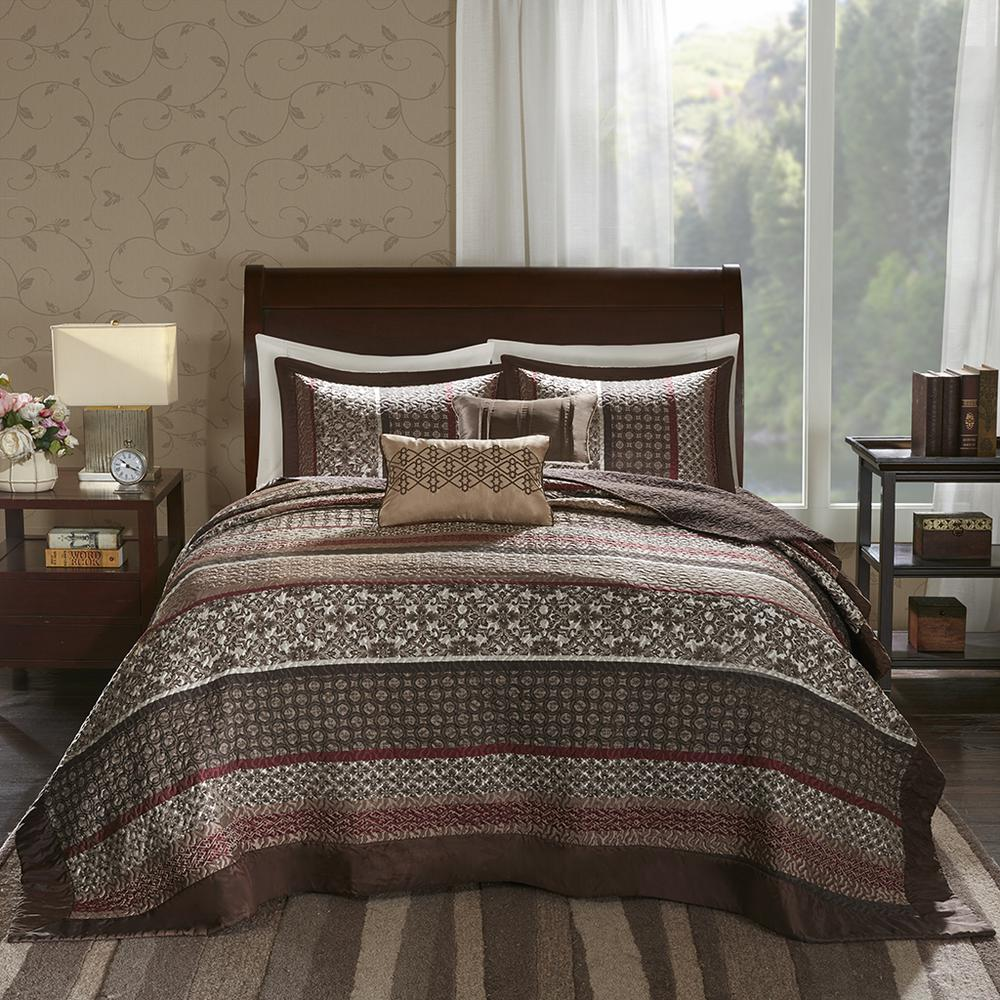 5 Piece Jacquard  Bedspread Set,MP13-4339