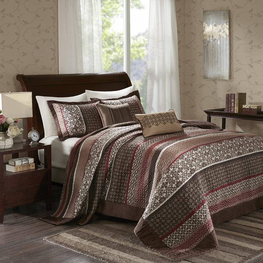 5 Piece Jacquard  Bedspread Set,MP13-4339