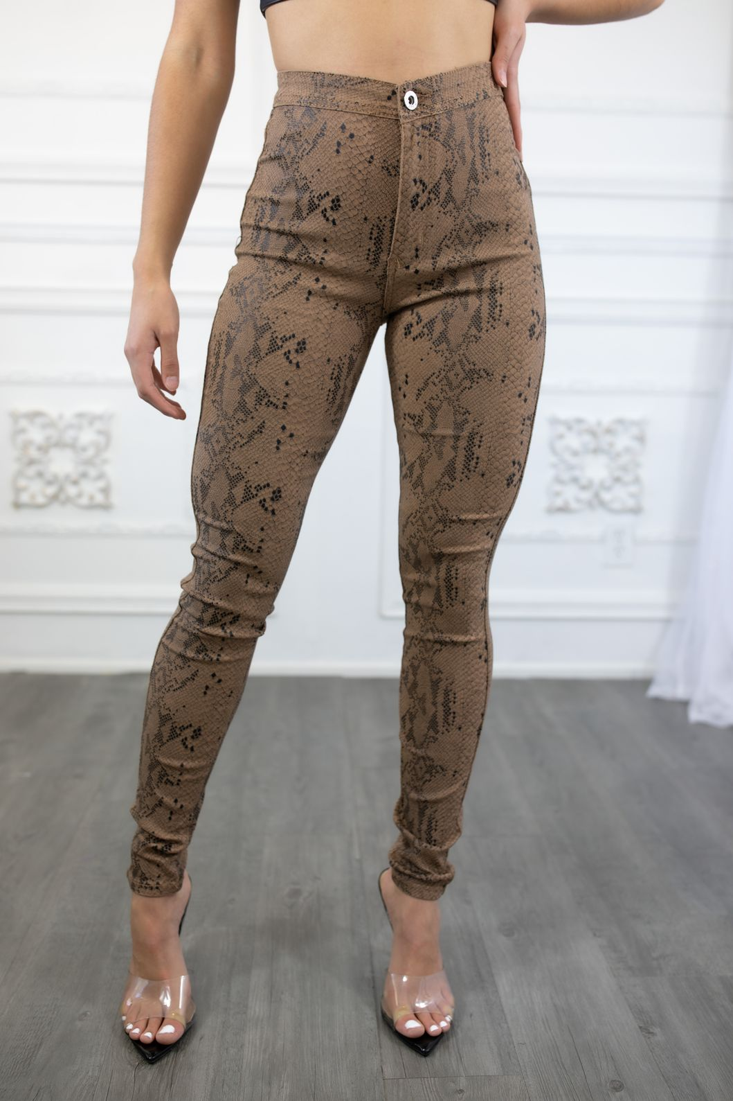 Snake Print Perfect Stretch Pants