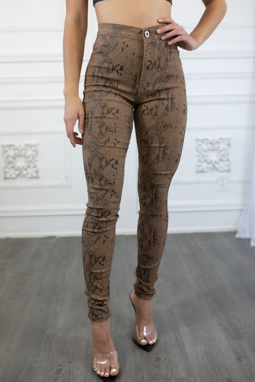 Snake Print Perfect Stretch Pants