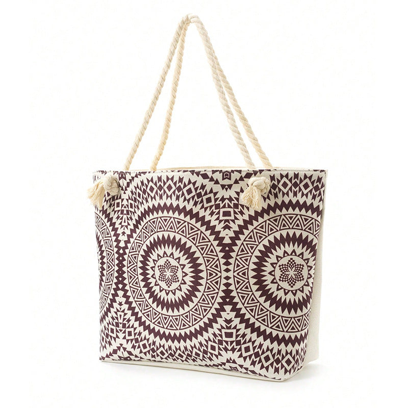 Geometric Large Capacity Multifunctional Tote