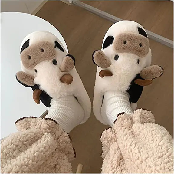 MooSlippies - Kawaii Cow Slippers